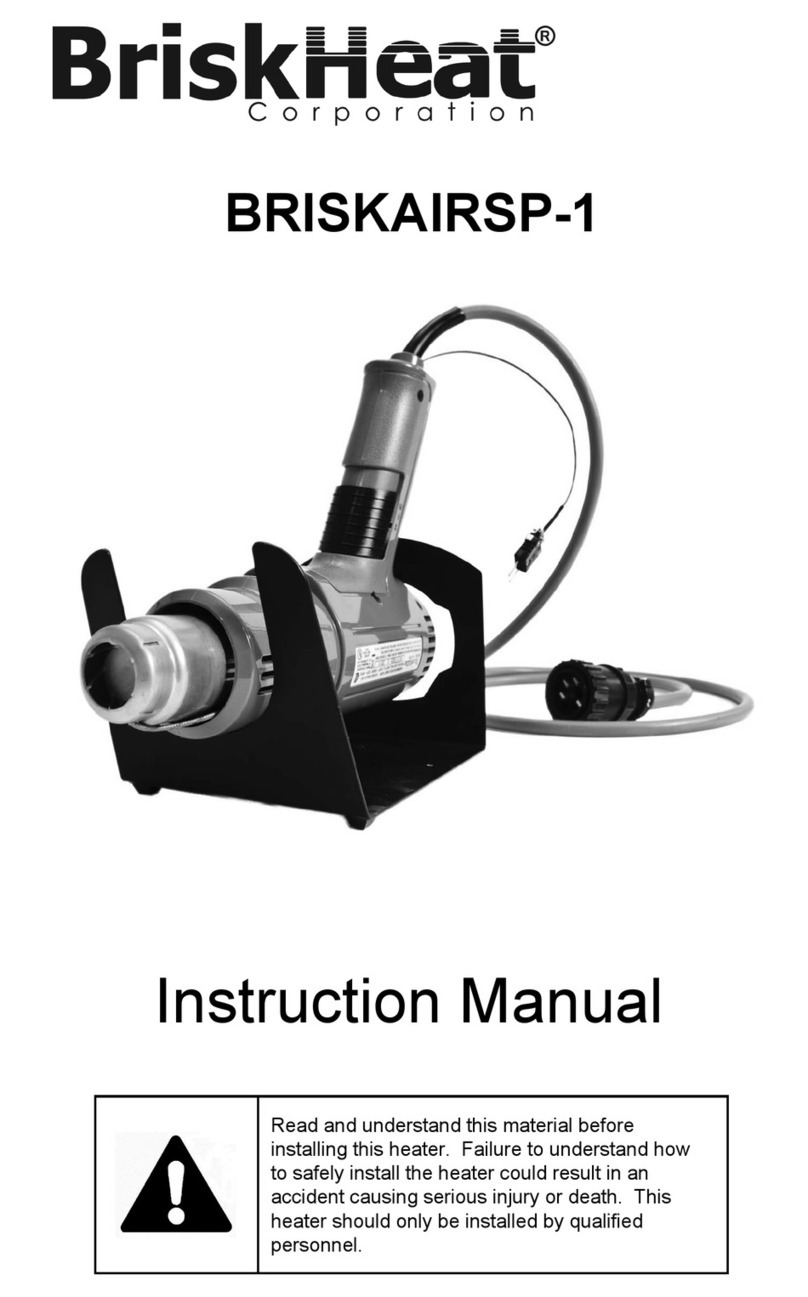 BriskHeat BRISKAIRSP-1 instruction manual BriskHeat BRISKAIRSP-1 instruction manual
