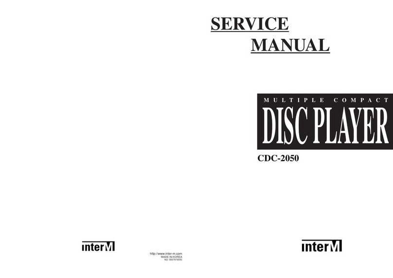 Inter-m CDC-2050 User manual