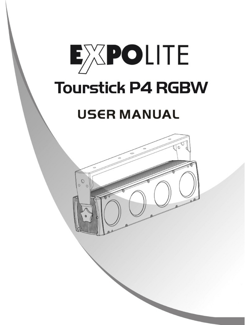 Expolite Tourstick P4 RGBW user manual