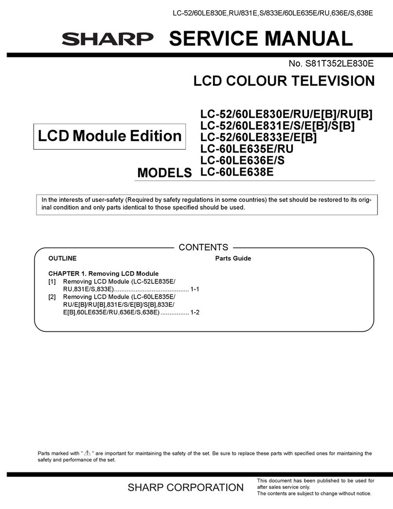 Sharp LC-52/60LE830E/RU/E[B]/RU[B] User manual