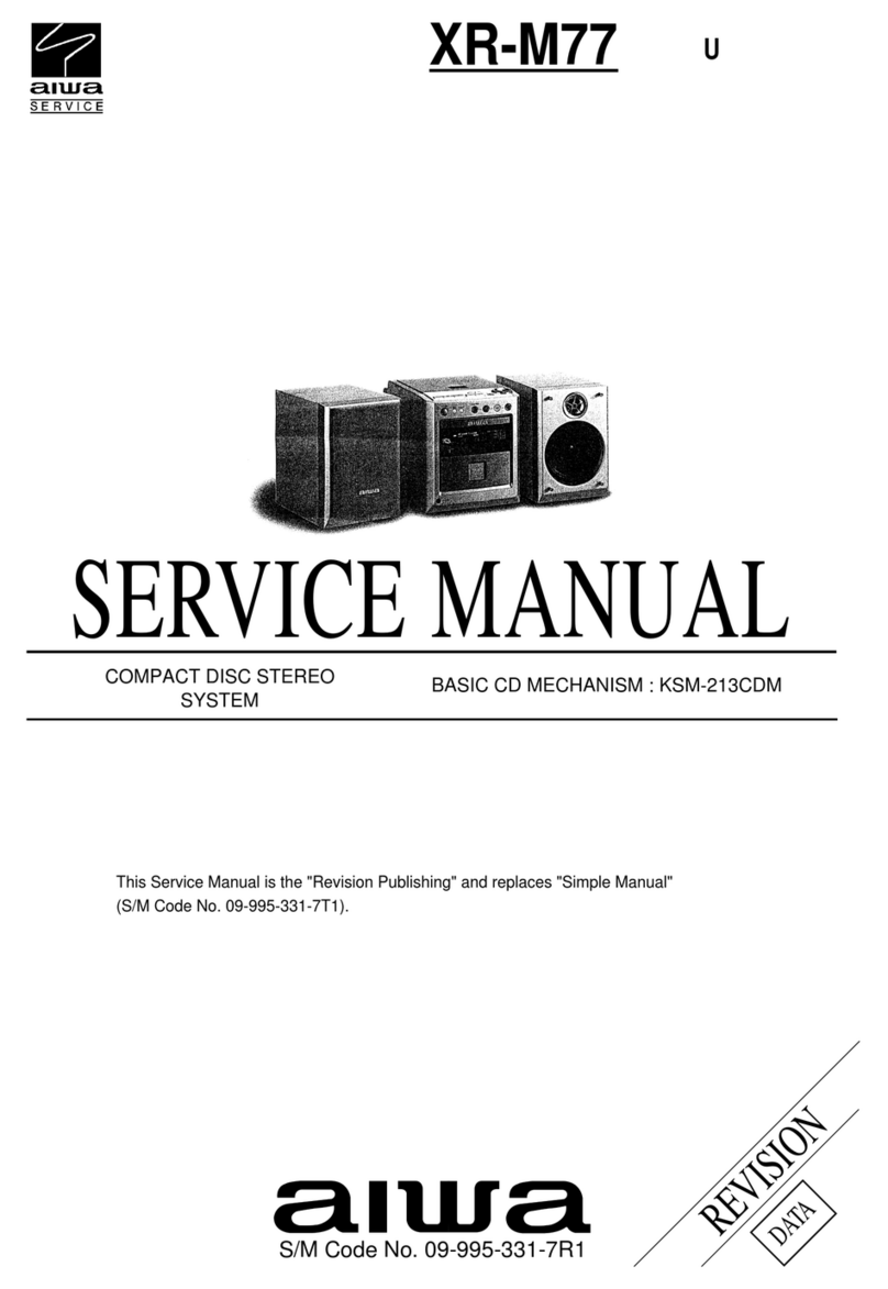 Aiwa XR-M77 Service manual
