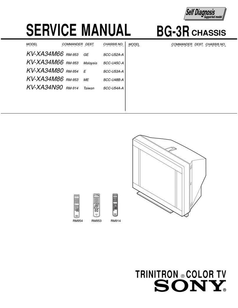 Sony Trinitron KV-XA34M66 User manual