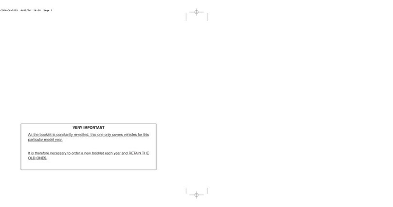 CITROEN C6 2005 User manual