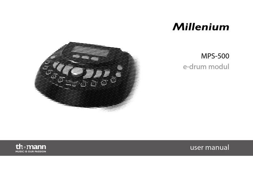 thomann Millenium MPS-500 User manual thomann Millenium MPS-500 User manual