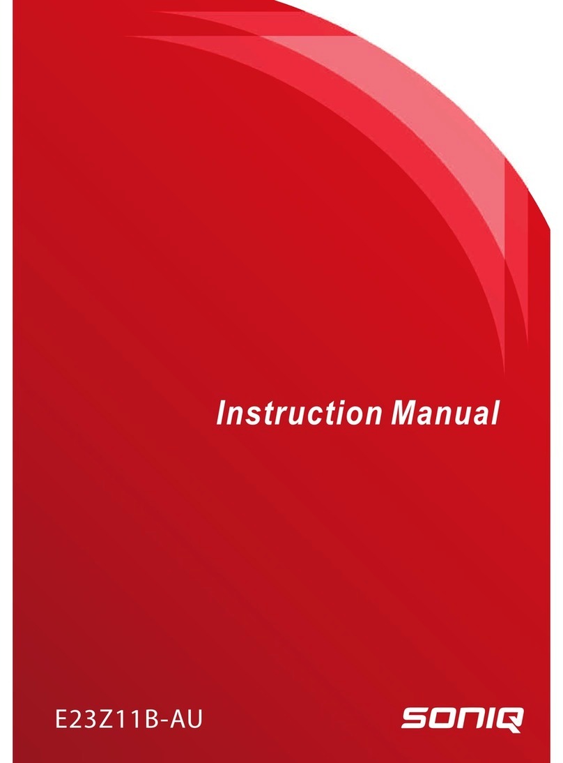 SONIQ E23Z11B-AU User manual