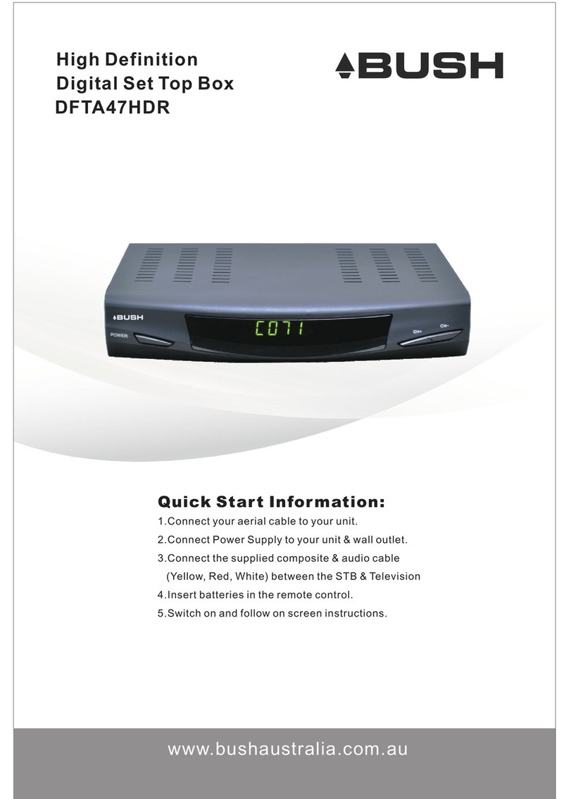 Bush DFTA47HDR quick start guide