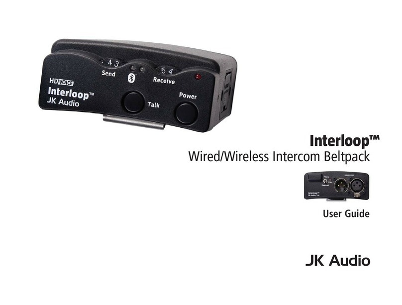 JK Audio Interloop User manual