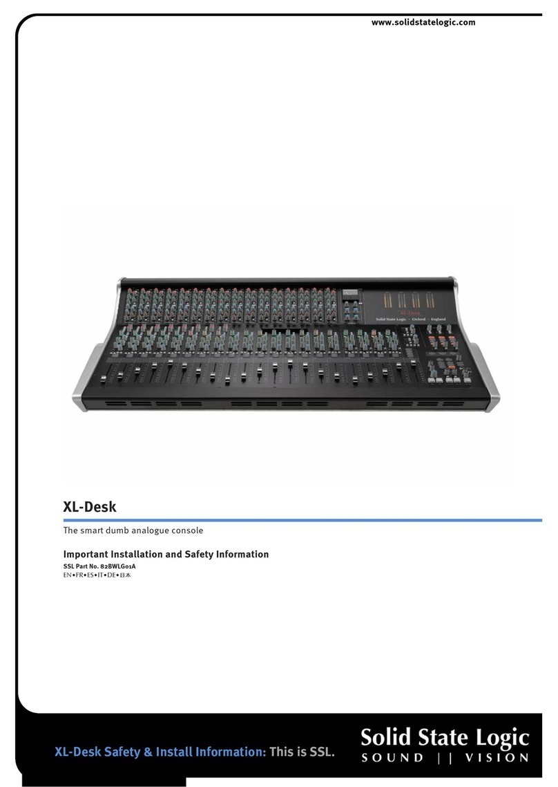 Solid State Logic XL-Desk User manual