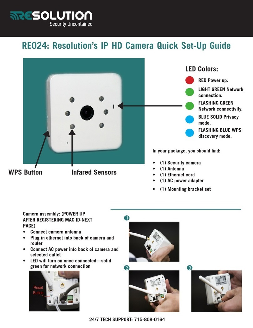 Resolution RE024 Setup guide