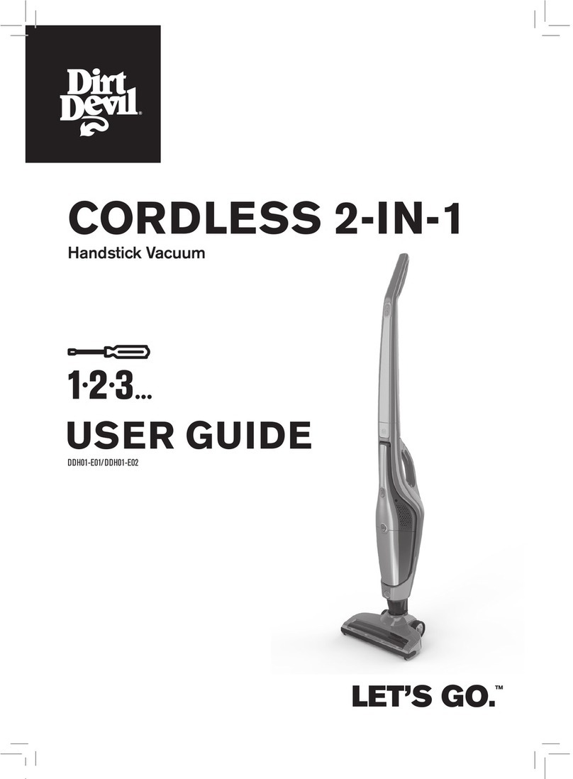 Dirt Devil DDH01-E01 user guide