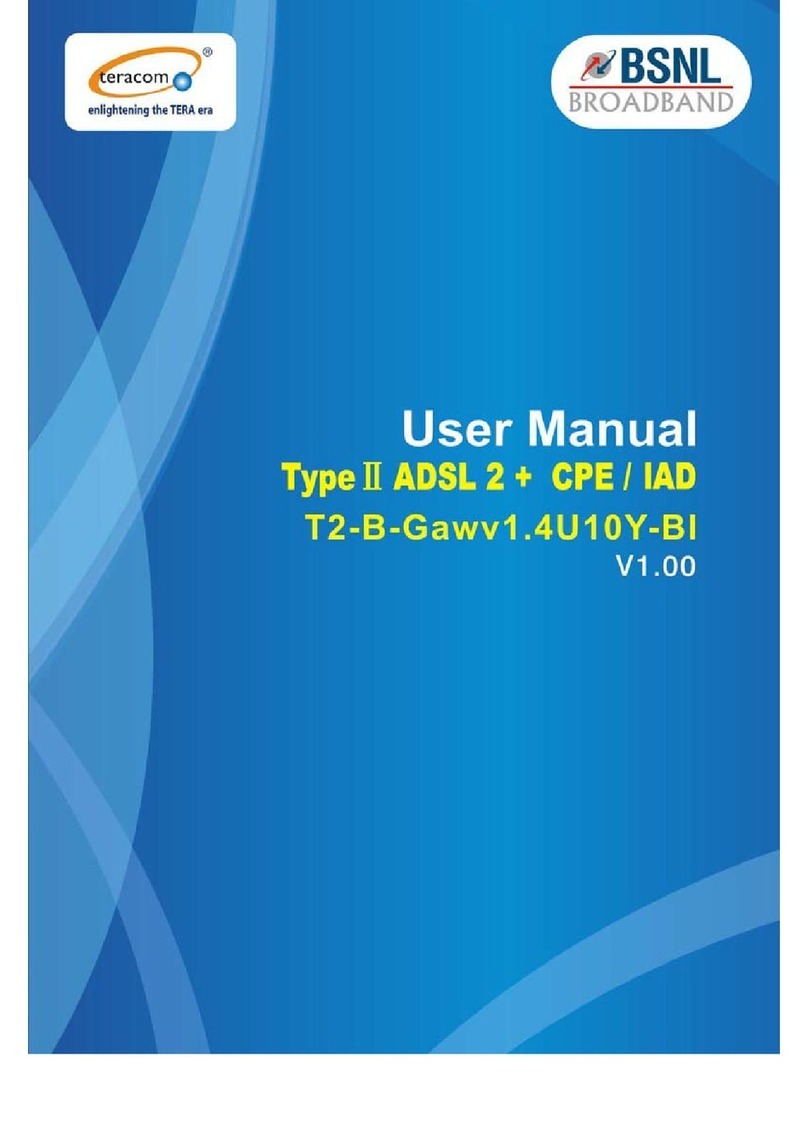 Teracom T2-B-Gawv1.4U10Y-BI user manual
