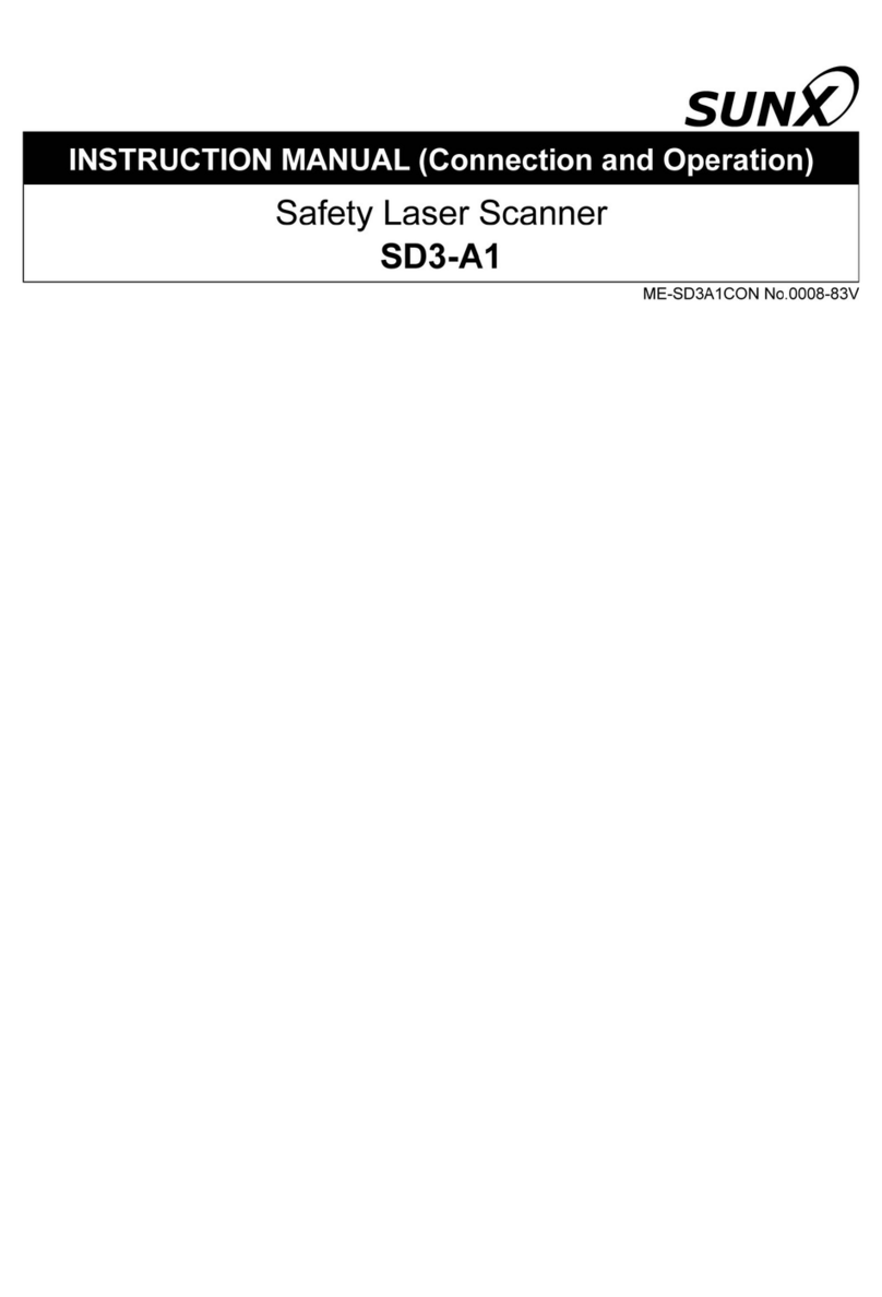 Sunx SD3-A1 instruction manual