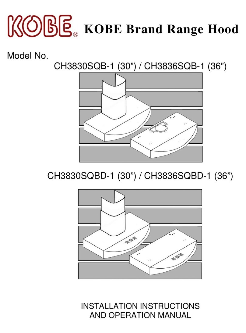 KOBE CH3830SQB-1 Troubleshooting guide