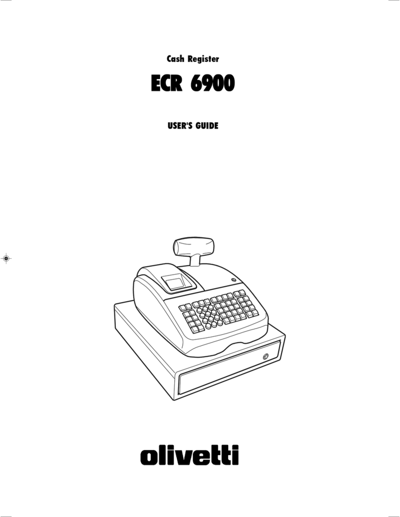Olivetti ECR 6900 user guide