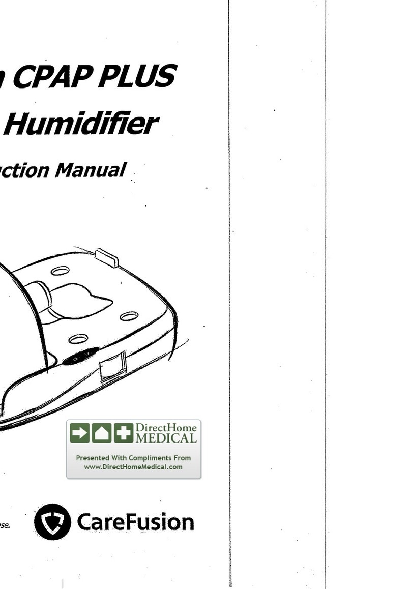 Care Fusion PureSom CPAP Plus instruction manual