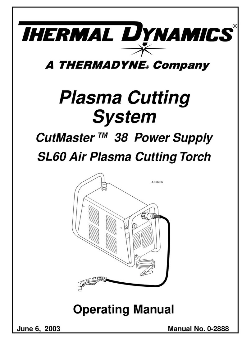 Thermal Dynamics SL60 operating manual