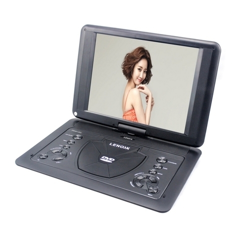 Lenox PDVD1300 instruction manual