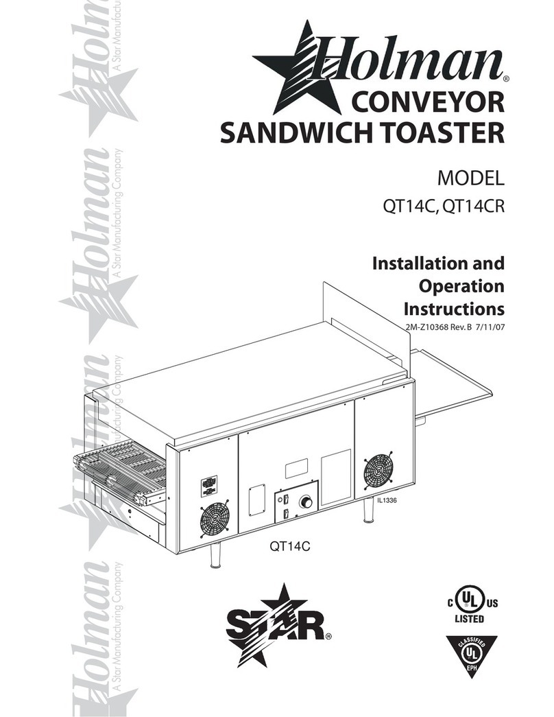 Holman QT14C Installation and operation instructions