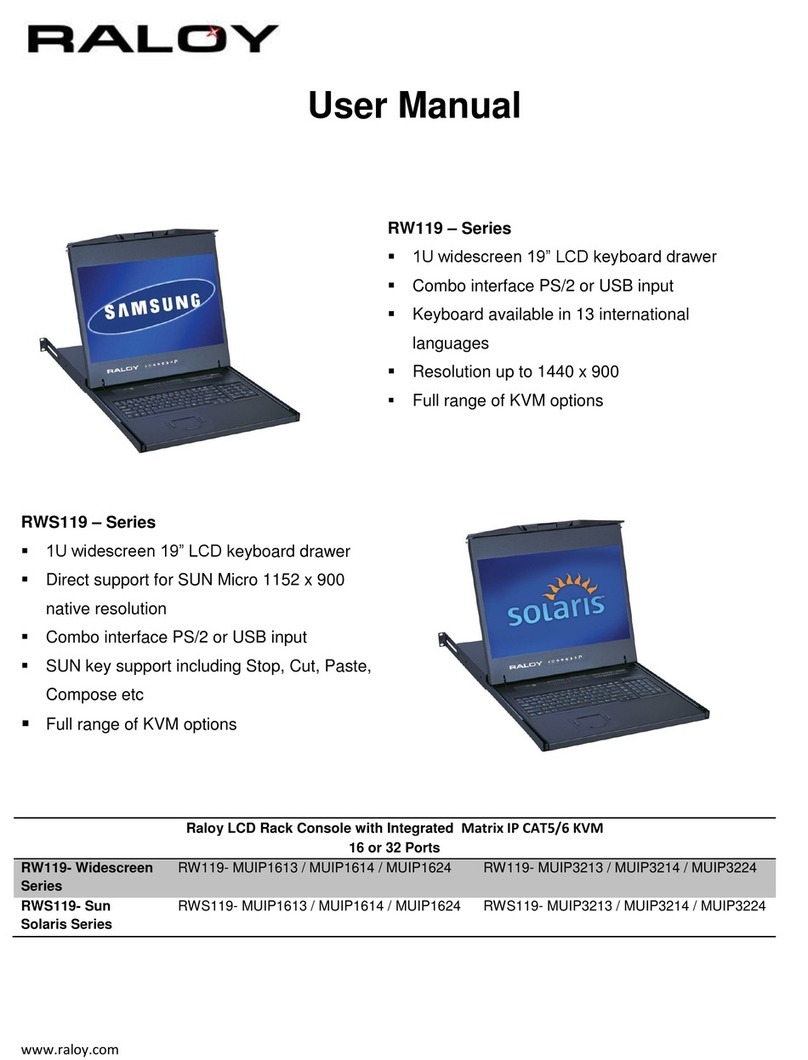 Raloy RW119 Series User manual