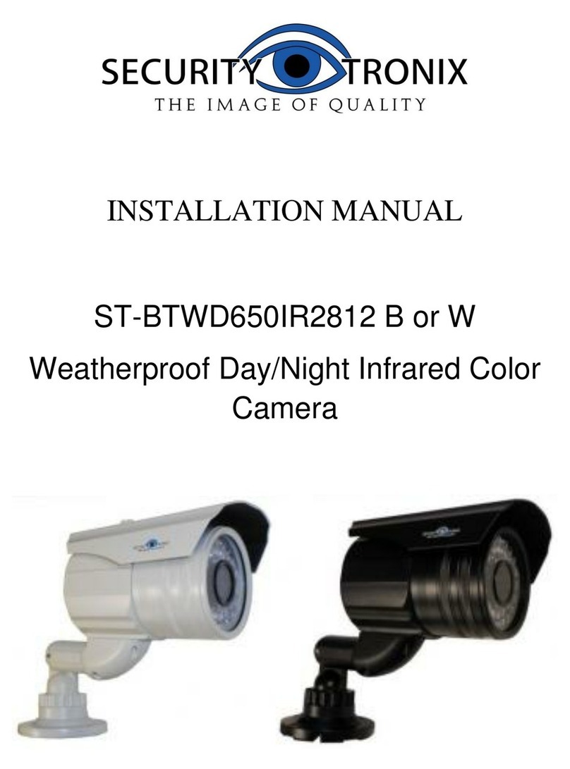 Securitytronix ST-BTWD650IR2812 B installation manual