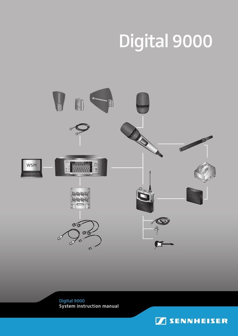 Sennheiser Digital 9000 instruction manual