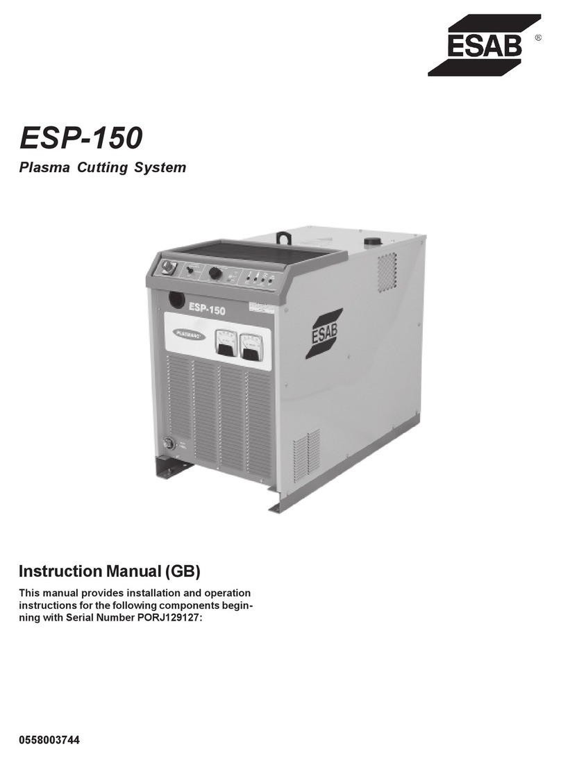 ESAB ESP-150 instruction manual