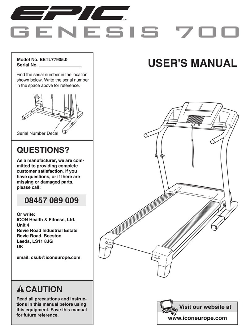 Epic Genesis 700 EETL77905.0 user manual Epic Genesis 700 EETL77905.0 user manual