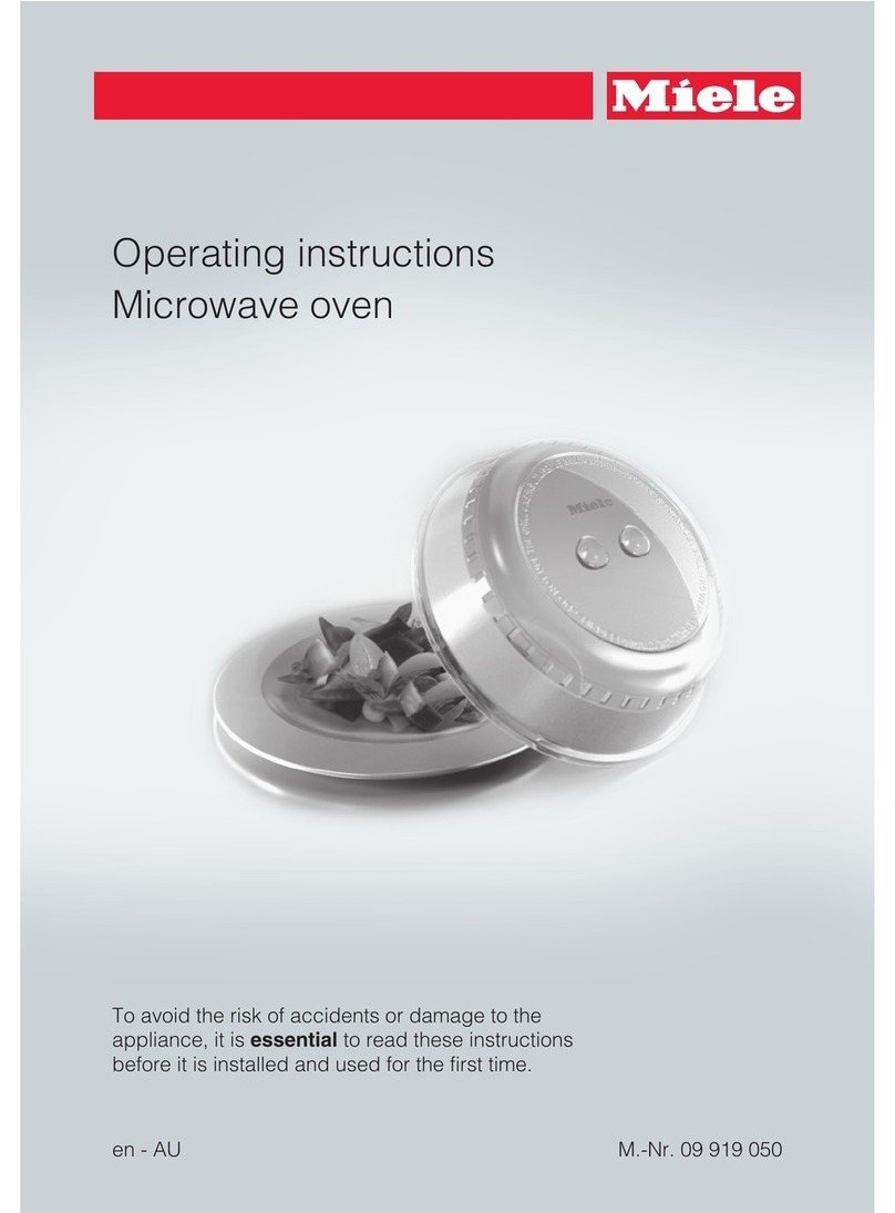 Miele TX2070 User manual Miele TX2070 User manual