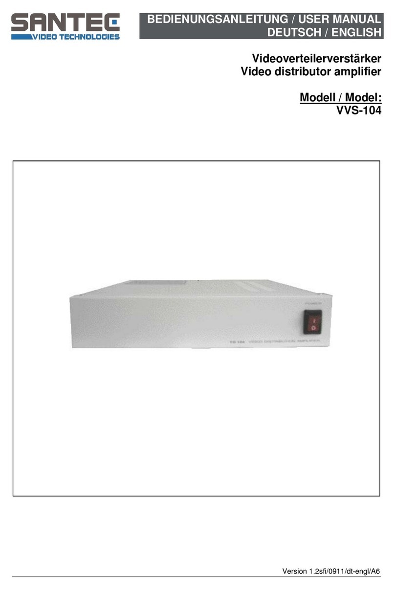 Santec VVS-104 user manual