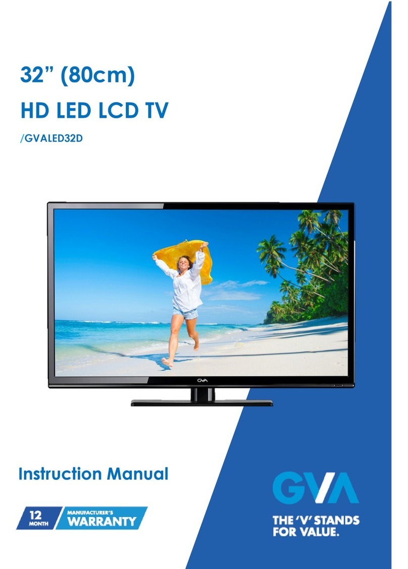 GVA GVALED32D User manual