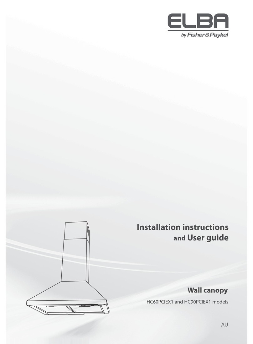 Elba HC60PCIEX1 Installation instructions and user guide