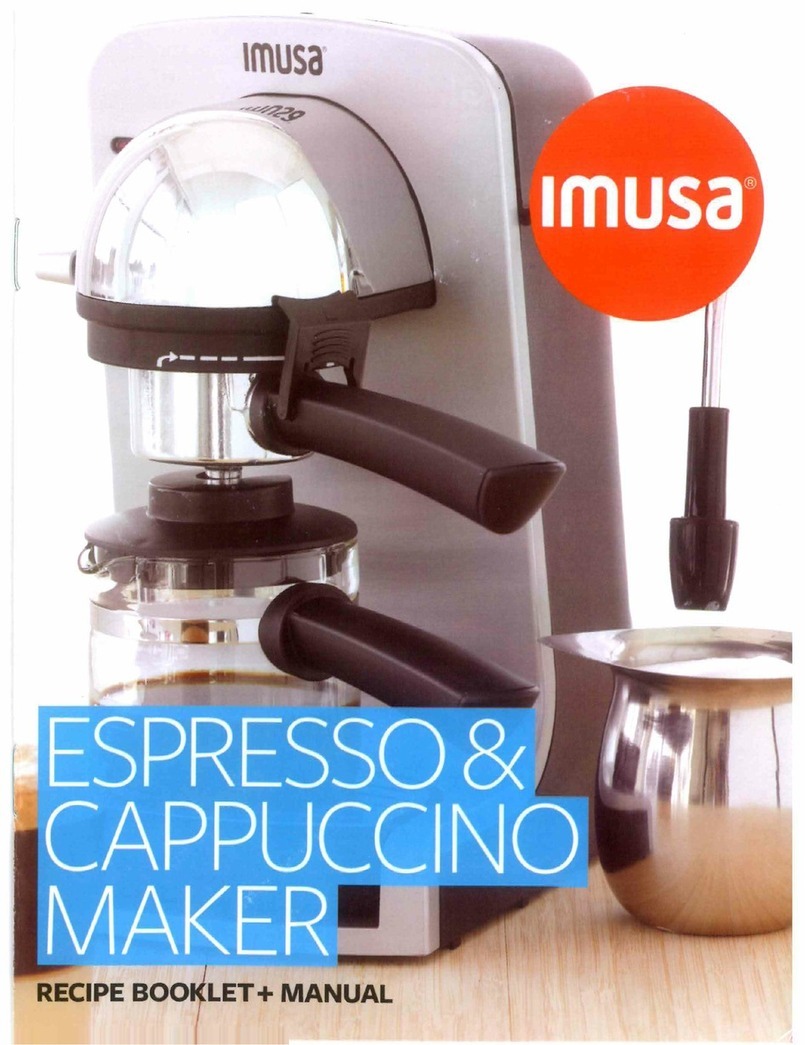 Imusa GAU 18201 Recipe booklet & manual