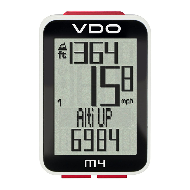 VDO M4WL Operator's manual