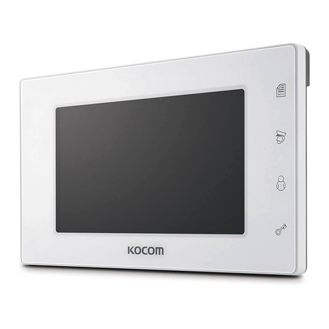 KOCOM KCV-544 Manual