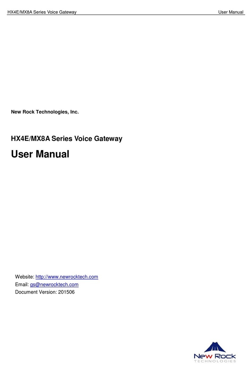 New Rock Technologies HX4E Series User manual