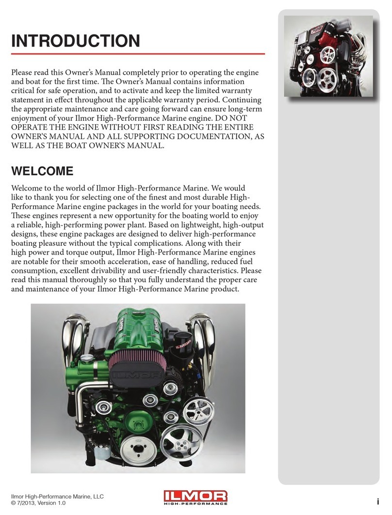 ILMOR MV8 570 owner's manual