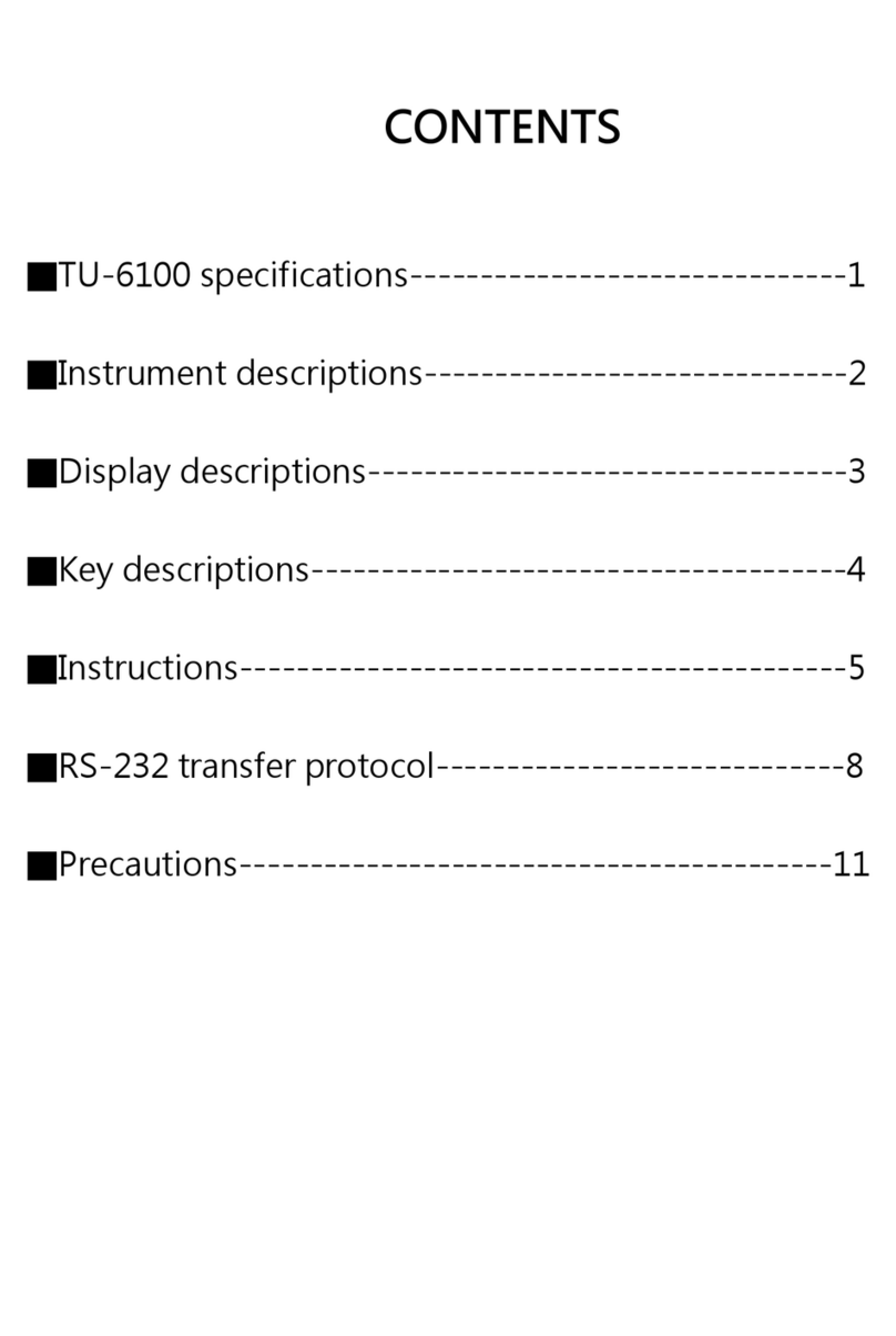 Rixen TU-6100 user manual