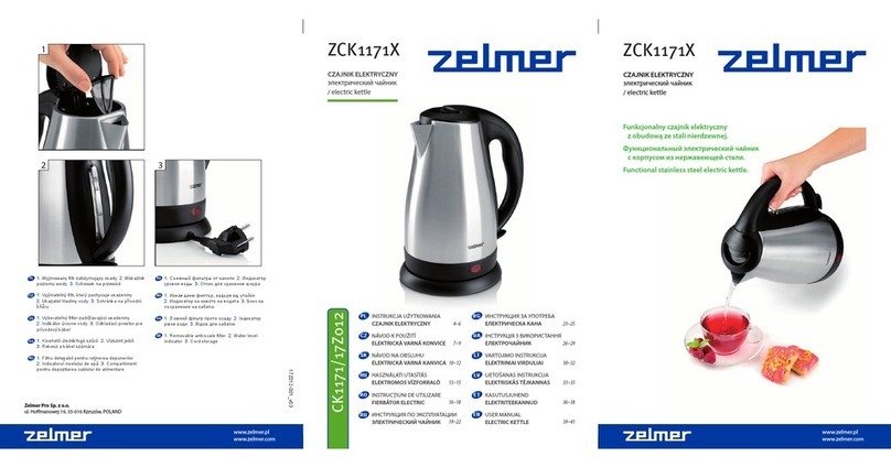 Zelmer ZCK1171X user manual