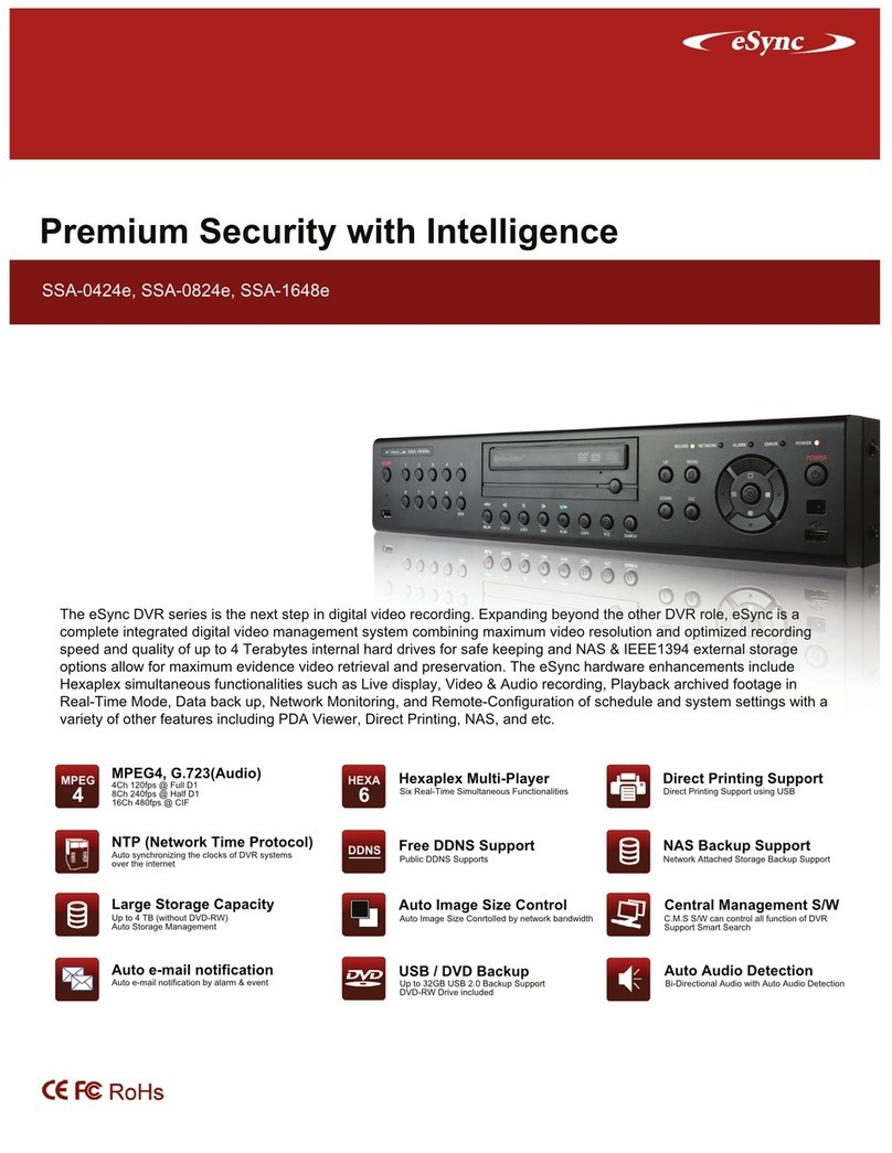 eSync SSA-0424e user manual