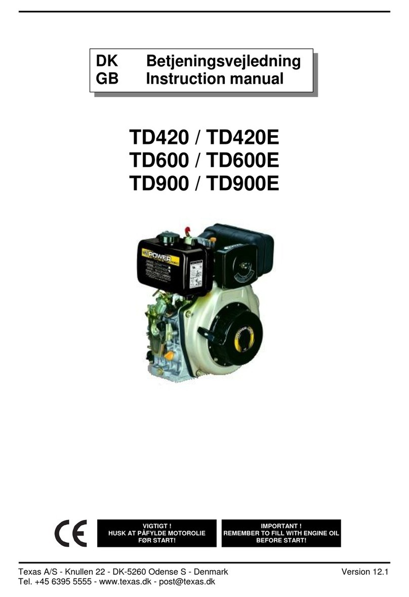 Texas TD420 instruction manual