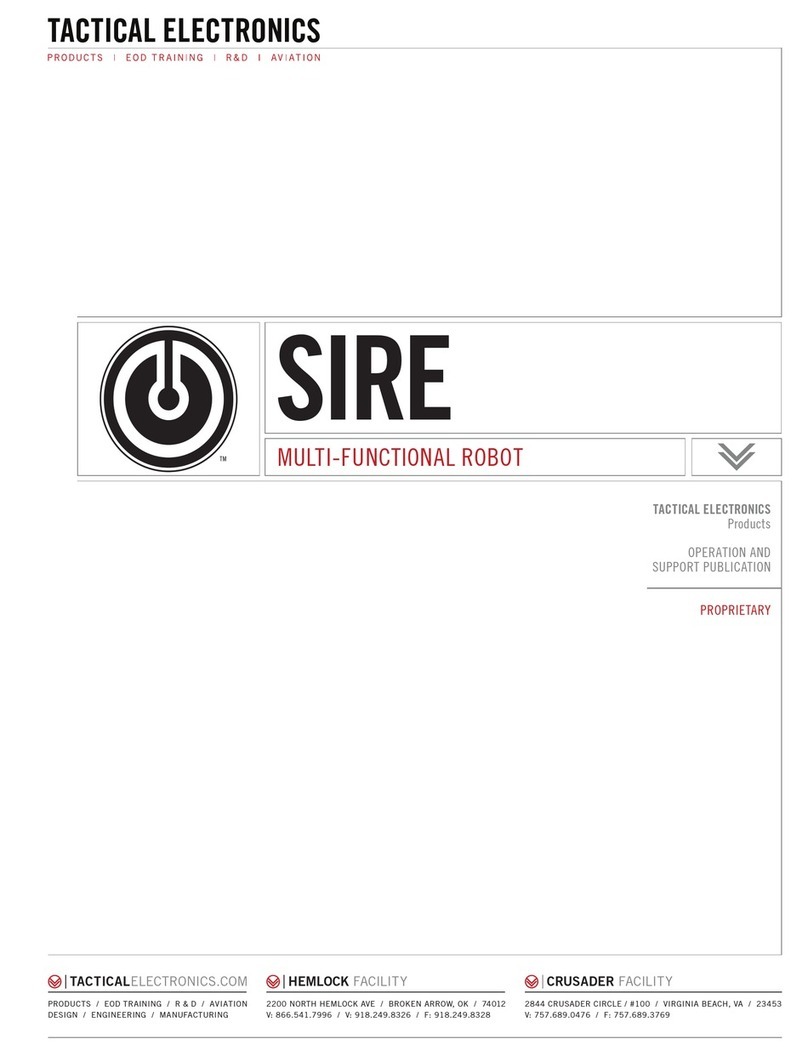 Tactical Electronics Sire Operation manual