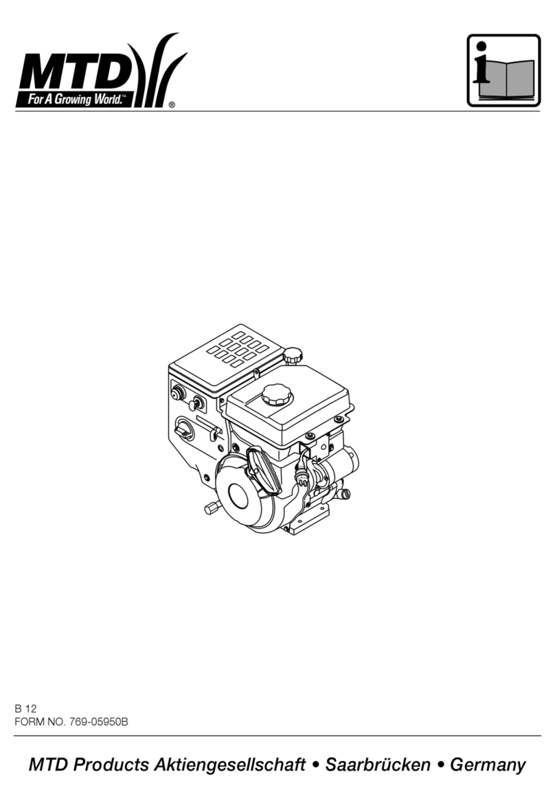 MTD B 12 User manual