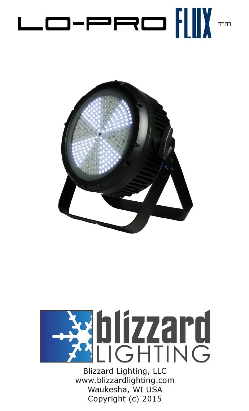Blizzard Lighting Lo-Pro Flux user manual