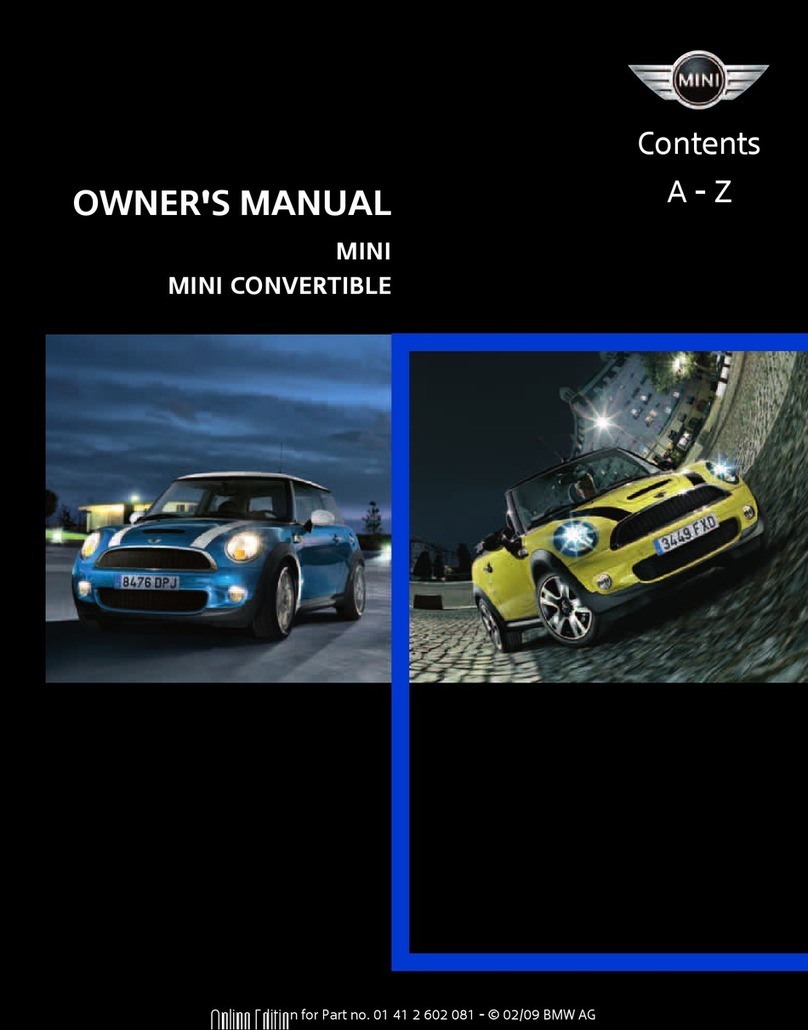 Mini CONVERTIBLE User manual Mini CONVERTIBLE User manual