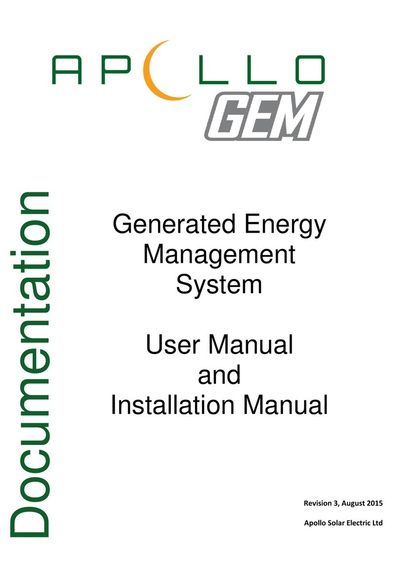 Apollo Solar GEM User manual