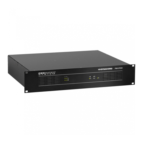 Dynacord Promatrix 6000 PMX-2P500 User manual