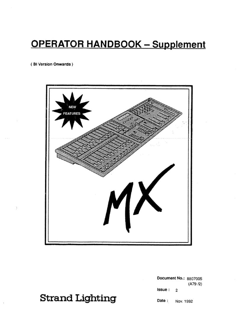 Strand Lighting MX Service manual