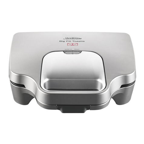 Sunbeam Big Fill Toastie GR6250 user guide