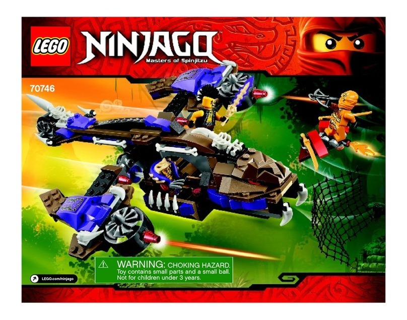 LEGO NinjaGQ 70746 User manual
