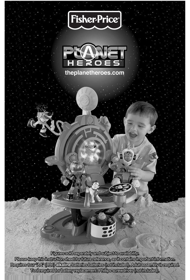 Fisher-Price PLANET HEROES Assembly guide Fisher-Price PLANET HEROES Assembly guide
